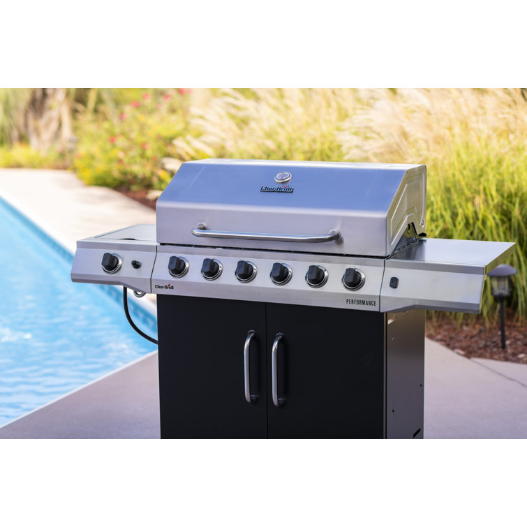 CharBroil Char Broil 6 Burner Liquid Propane 32500 BTU Gas Grill